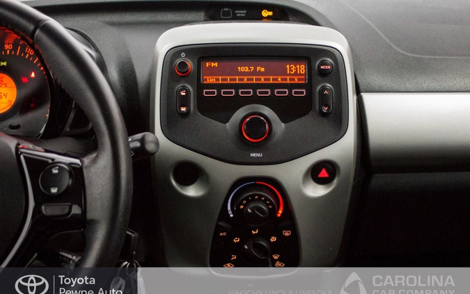 Toyota Aygo cena 38000 przebieg: 47038, rok produkcji 2016 z Włodawa małe 121